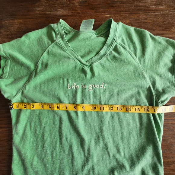 Life is Good Kids Green T-Shirt - Picture 6 of 7